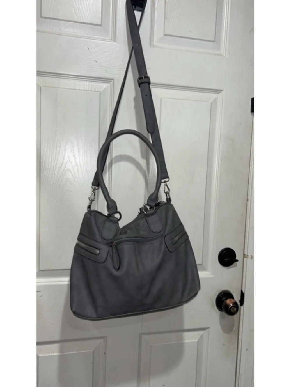 Women's Unbranded Gray Satchel One Size - Picture 6 of 6